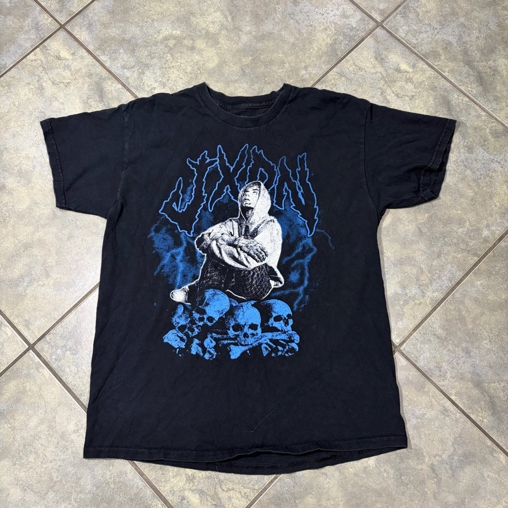 JXDN Men’s  2022 Tour Merch Graphic T-Shirt Black Sz M Biker Rocker Goth Grunge